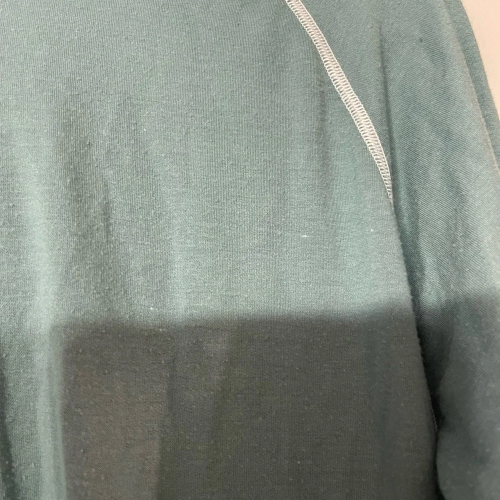 Johnnie-O Bender Melange Hoodie Pullover in Pistachio Large Men's - Picture 4 of 7